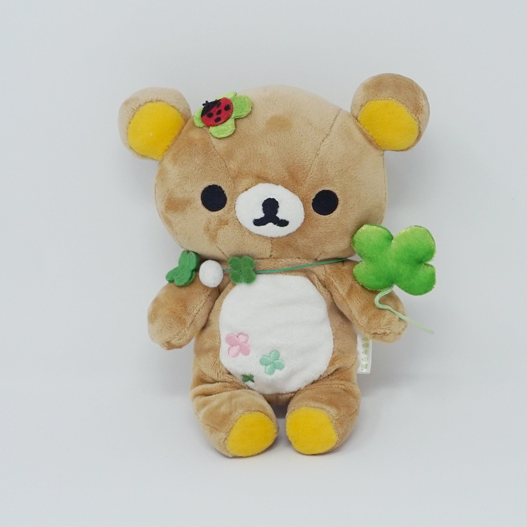 2008 Rolling Around Outside Theme Rilakkuma Clover Plush (No Tags)
