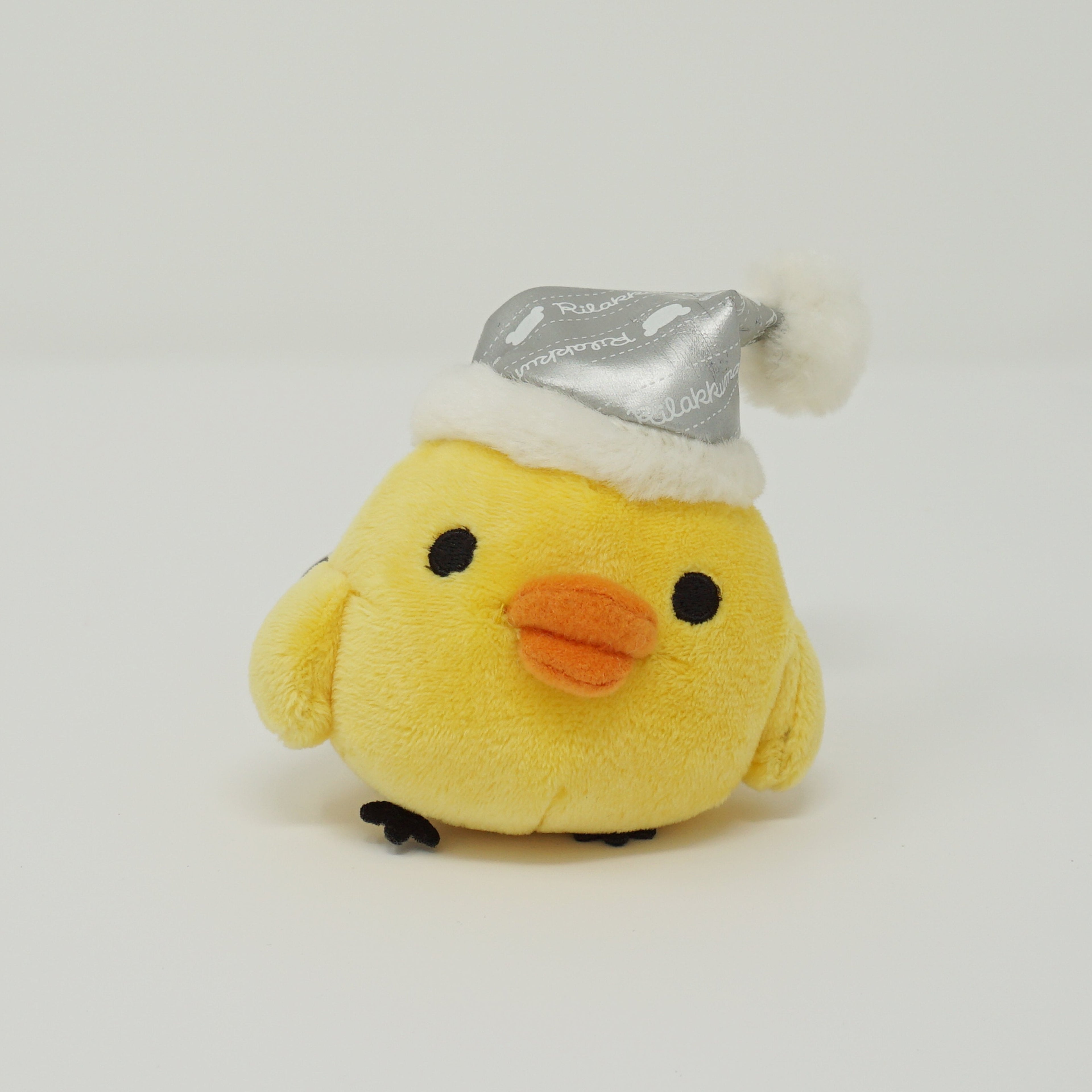 2009 Kiiroitori with Silver Hat Small Prize Plush - Luxury Christmas Theme Rilakkuma - San-X