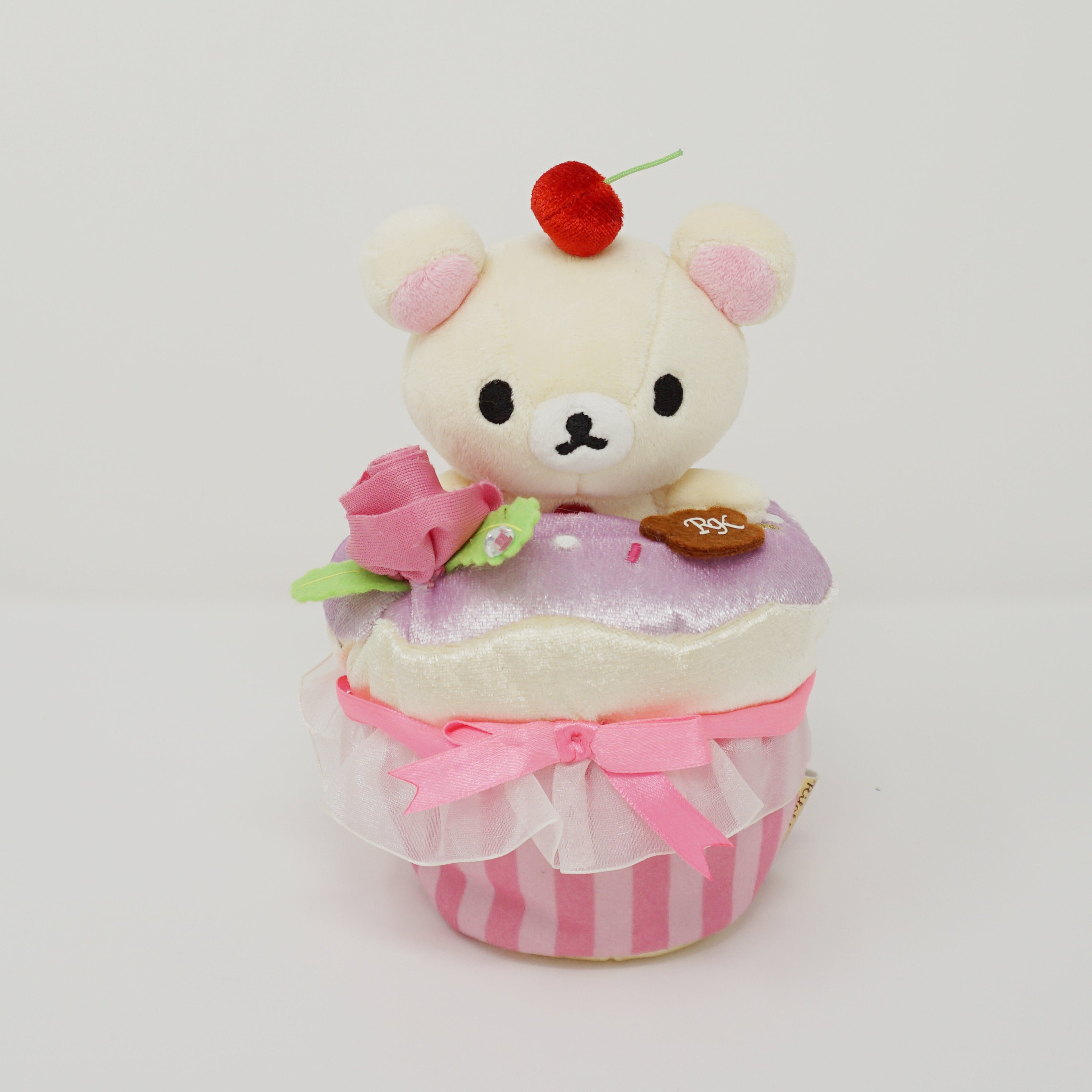 2009 Cupcake Korilakkuma Multipurpose Plush Stand - Sweets Theme Rilakkuma - San-X