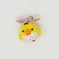 2009 Kiiroitori with Heart Apron Plush Keychain - Heart Cafe Rilakkuma